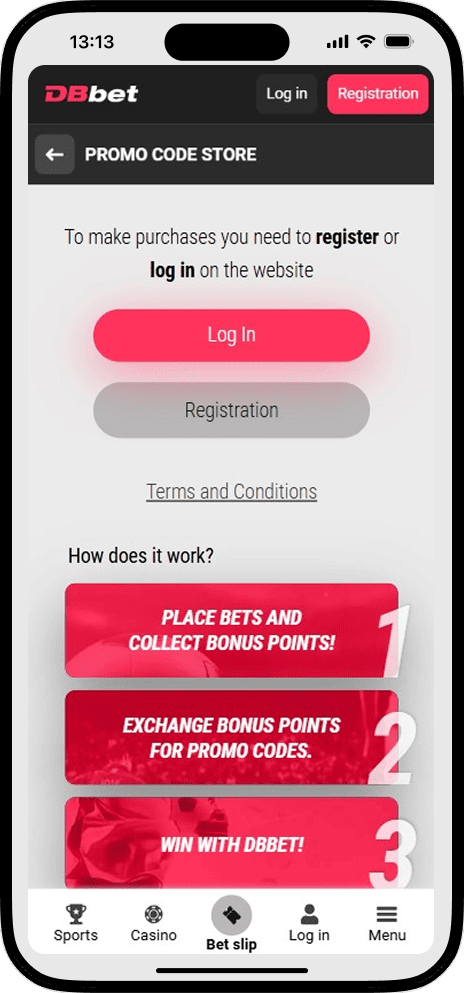 DBbet Promo Code
